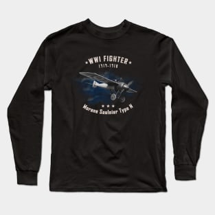 Morane Saulnier WWI Fighter aircraft Long Sleeve T-Shirt